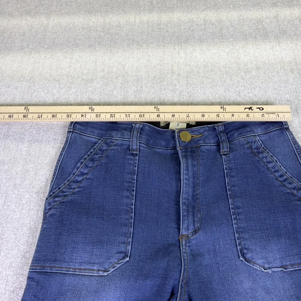 Democracy‎ Jeans Womens 8 Bootcut Utility Pocket High Rise Stretch Ab Technology